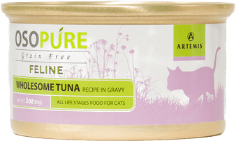 Artemis Osopure Feline Grain Free Wholesome Tuna In Gravy